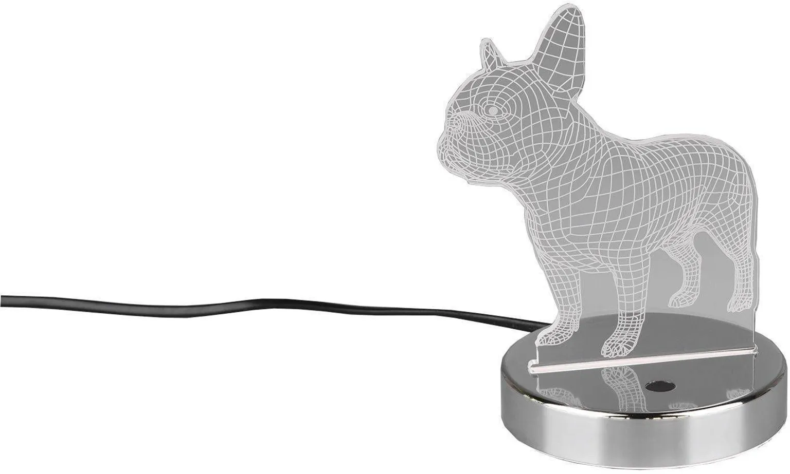 LAUALAMP TRIO BULLDOG LED RGBW 3,2W 200LM KROOM