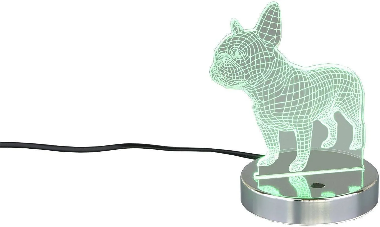 LAUALAMP TRIO BULLDOG LED RGBW 3,2W 200LM KROOM