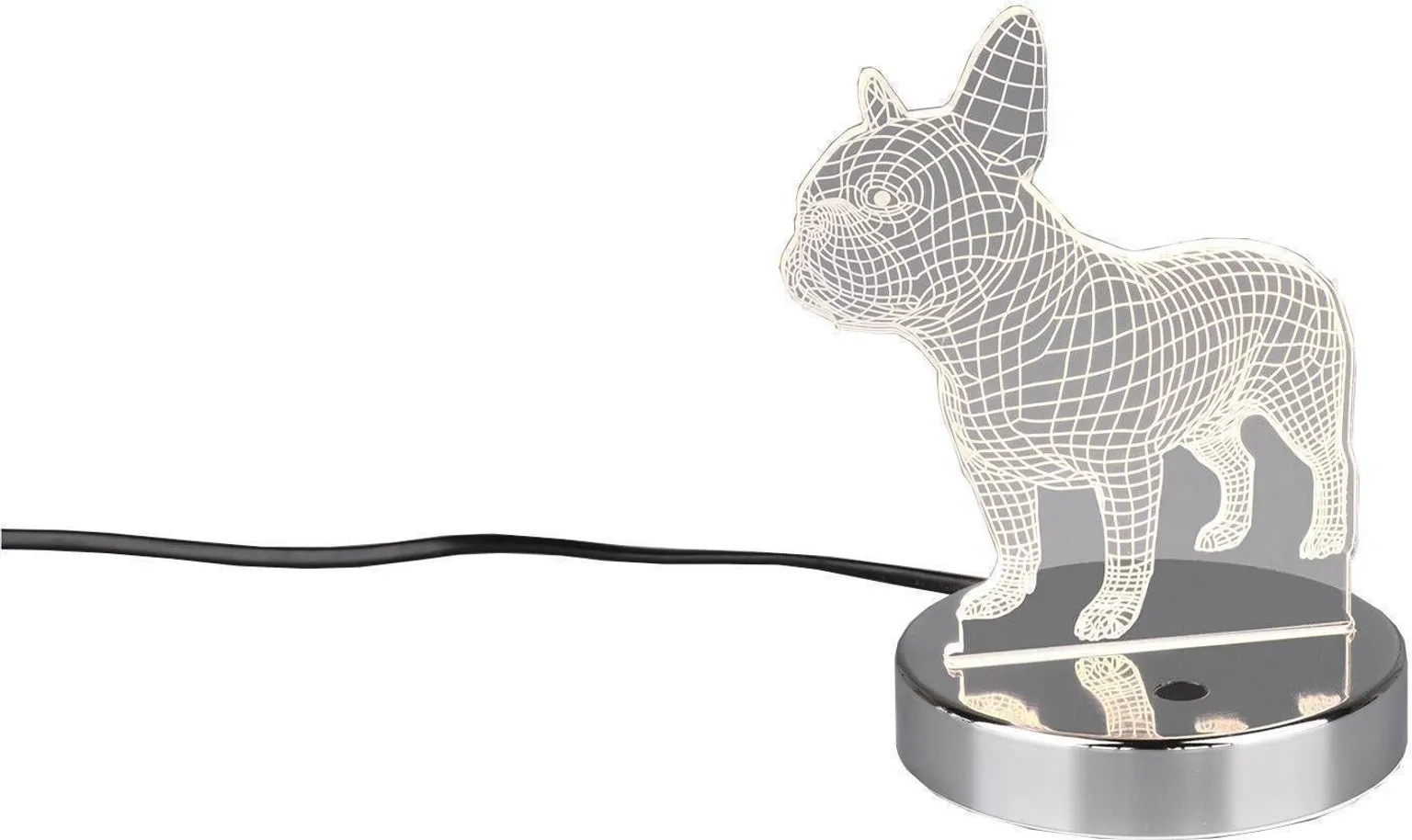 LAUALAMP TRIO BULLDOG LED RGBW 3,2W 200LM KROOM