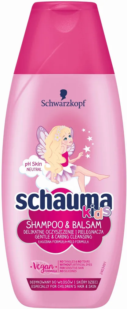 LASTEŠAMPOON SCHAUMA TÜDRUKUTELE 4-8 A. 250ML
