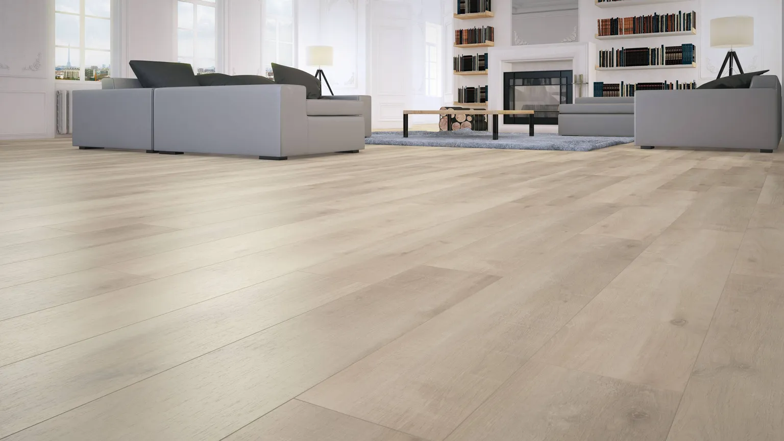 LAMINAATPARKETT HOMFLOR 8MM TAMM PRESTO PEARL 1-LIPP 5G