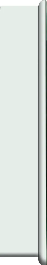 PEEGELKAPP KONTINENT ELLIOT 60X80X15CM VALGE VASAK