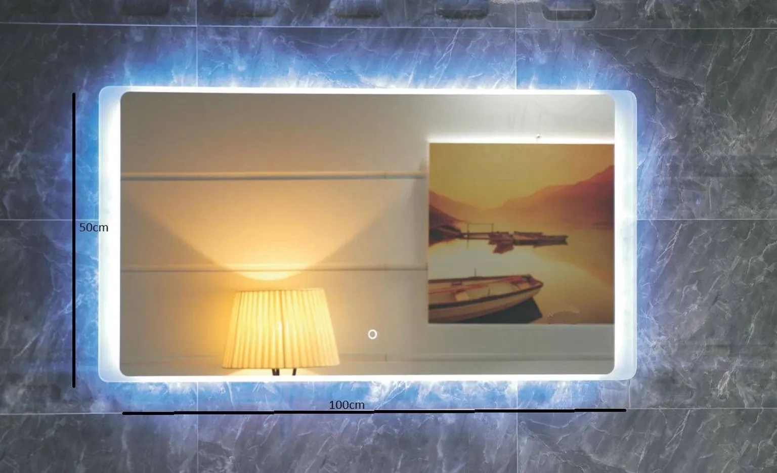 PEEGEL FISKOSTAR KODU 170 LED VALGUSTUSEGA 100X50CM