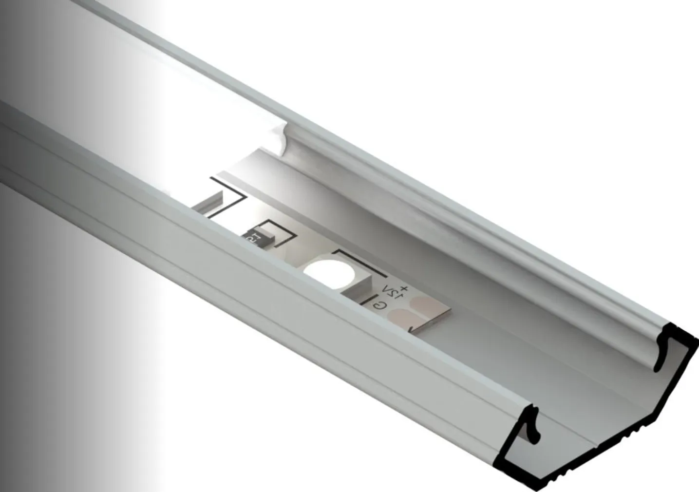 ALUMIINIUMPROFIIL FARO FORM LED RIBALE HALL 2M NURK