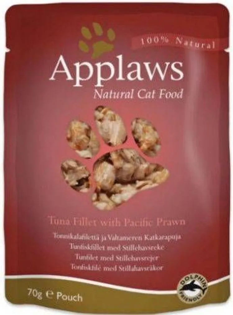 LEMMIKLOOMA APPLAWS KASSI EINEKOTIKE TUUNIKALA/KREVETT 70G