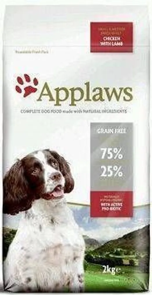 LEMMIKLOOMA APPLAWS KOERA TÄISSÖÖT TÕUG KANA/LAMMAS 2KG