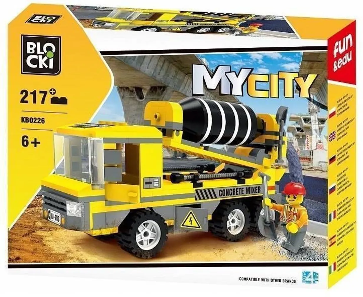 MÄNGUASI BLOCKI KLOTSID CITY BETOONIMIKSER
