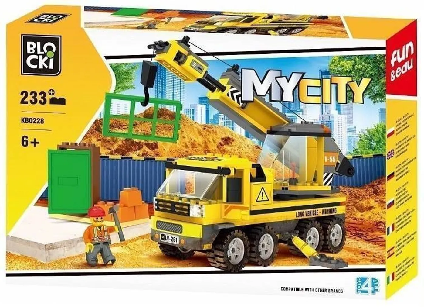 MÄNGUASI BLOCKI KLOTSID CITY KRAANA