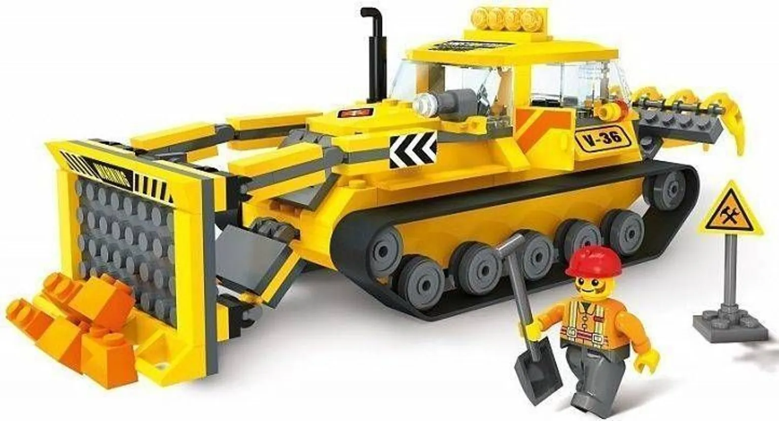 MÄNGUASI BLOCKI KLOTSID CITY BULDOOSER