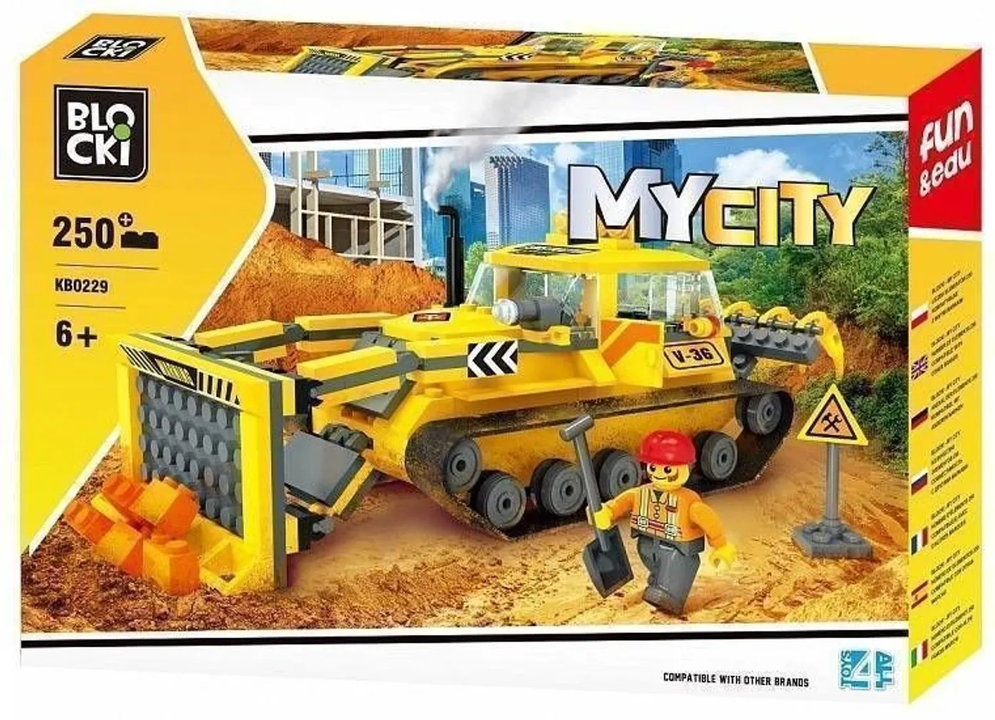 MÄNGUASI BLOCKI KLOTSID CITY BULDOOSER