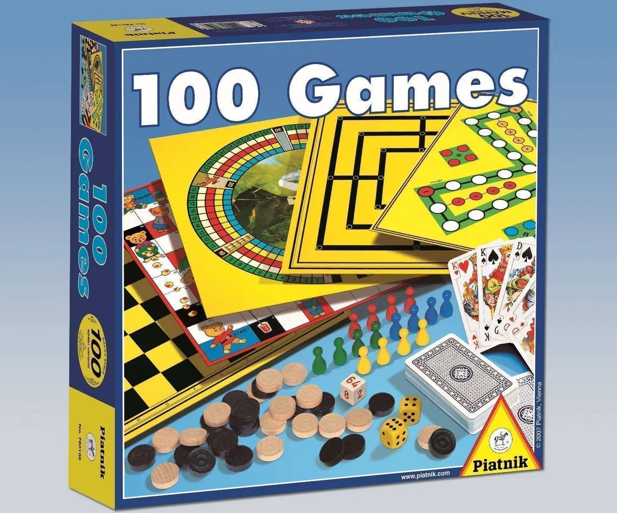 LAUAMÄNG PIATNIK 100 MÄNGU EST+RUS
