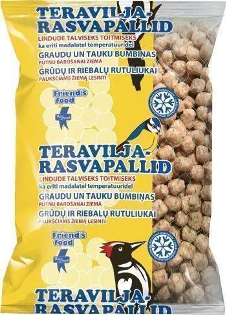 LINNUTOIT FRIEND´S FOOD TERAVILJA RASVAPALLID 240G