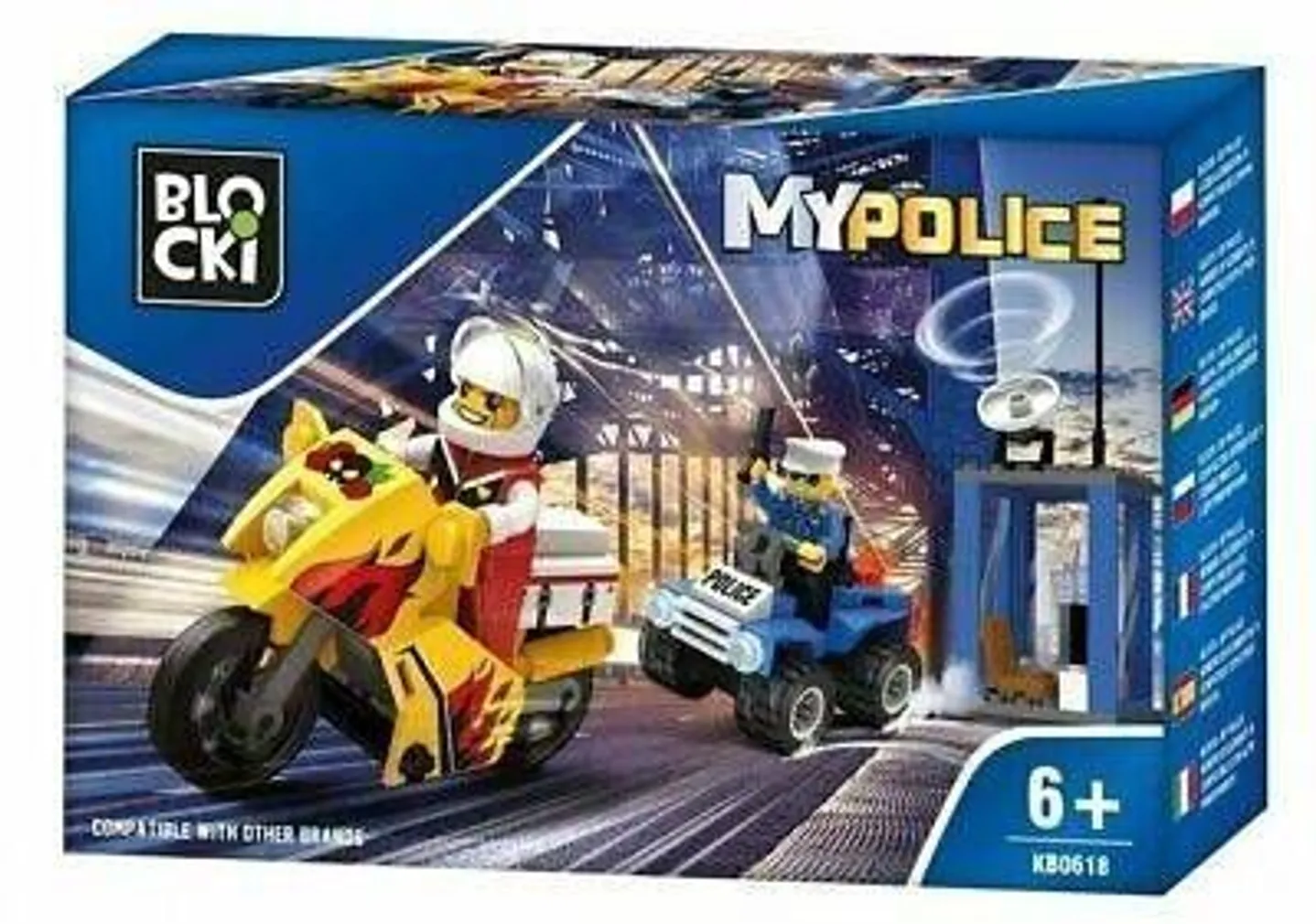 MÄNGUASJAD KLOTSID BLOCKI POLITSEI MOOTORRATAS JA ATV