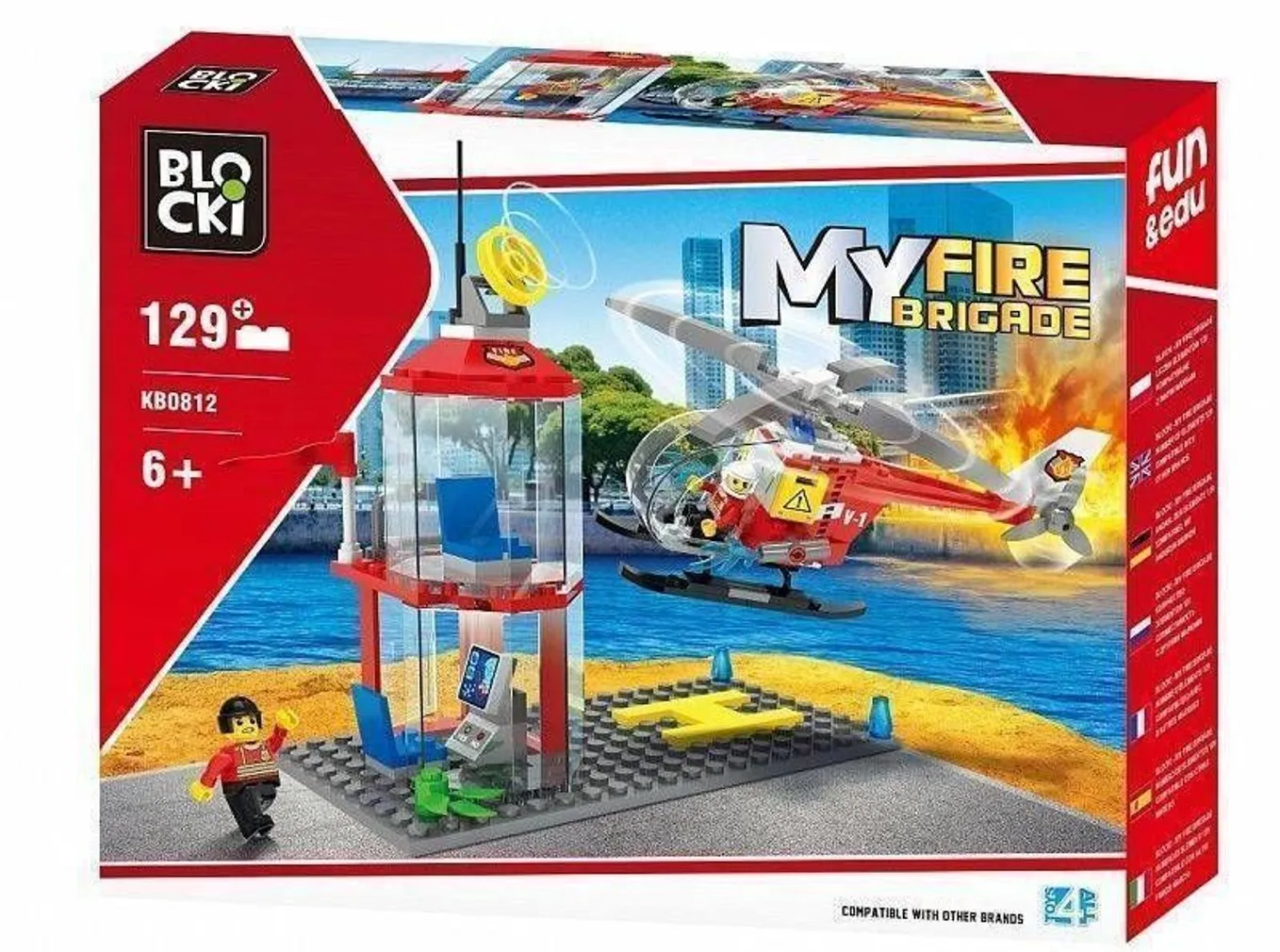 MÄNGUASJAD KLOTSID BLOCKI FIRE TULETÕRJEBRIGAAD