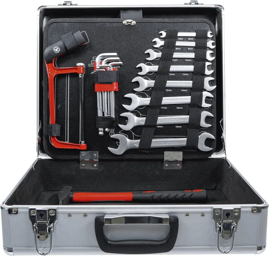 TÖÖRIISTADE KOMPLEKT BGS ALUMIINIUM KOHVRIS 129 OSA