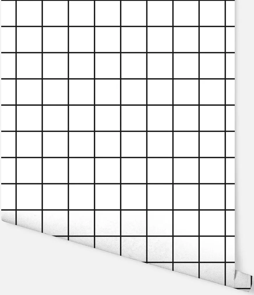 TAPEET ARTHOUSE WIPE CLEAN LINE GRID WALLPAPER