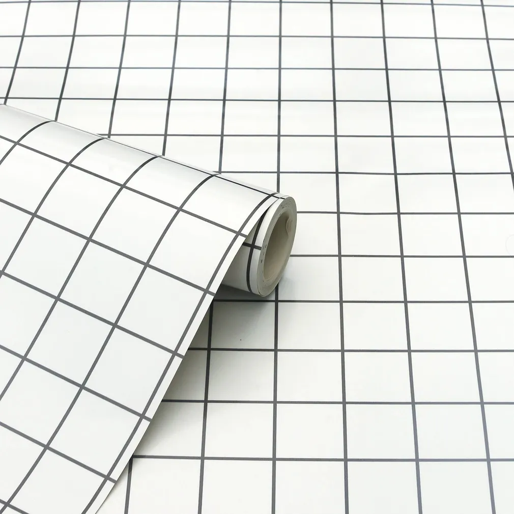 TAPEET ARTHOUSE WIPE CLEAN LINE GRID WALLPAPER