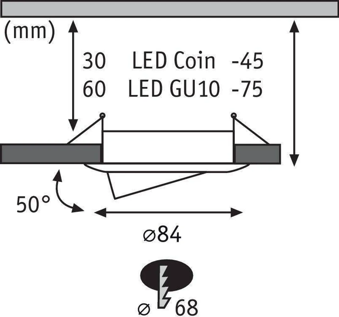 ALLVALGUSTI PAULMANN KOMPLEKT CHOOSE 3X10W LED IP23 SUUNATAV VALGE