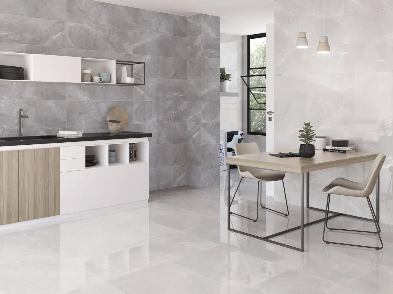 PÕRANDAPLAAT PRISSMACER ESS.PULPIS BLANCO 60,8X60,8CM 1,48M² PAKIS