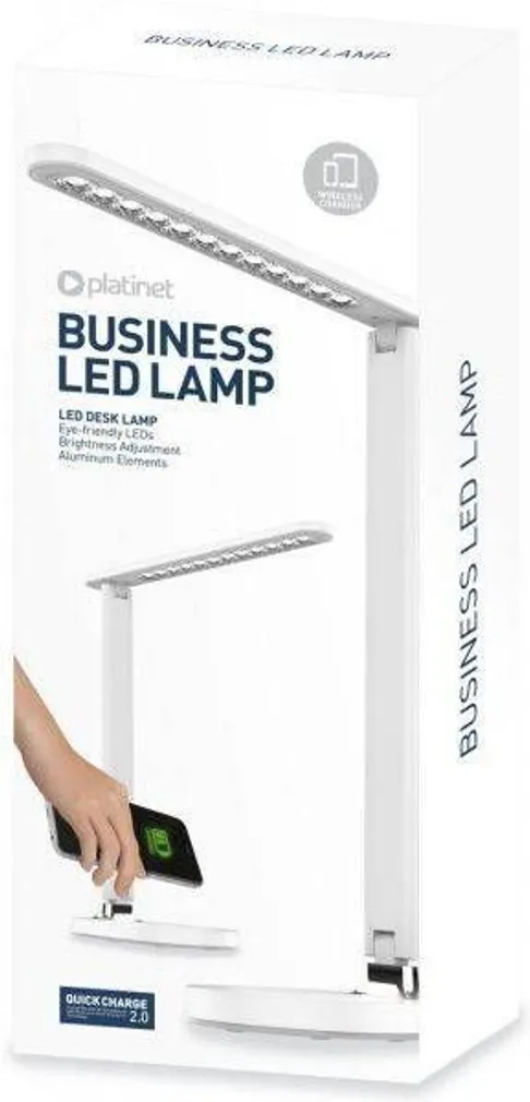 LAUALAMP PLATINET 6W LED 500LM JUHTMEVABA QI KIIRLAADIJA