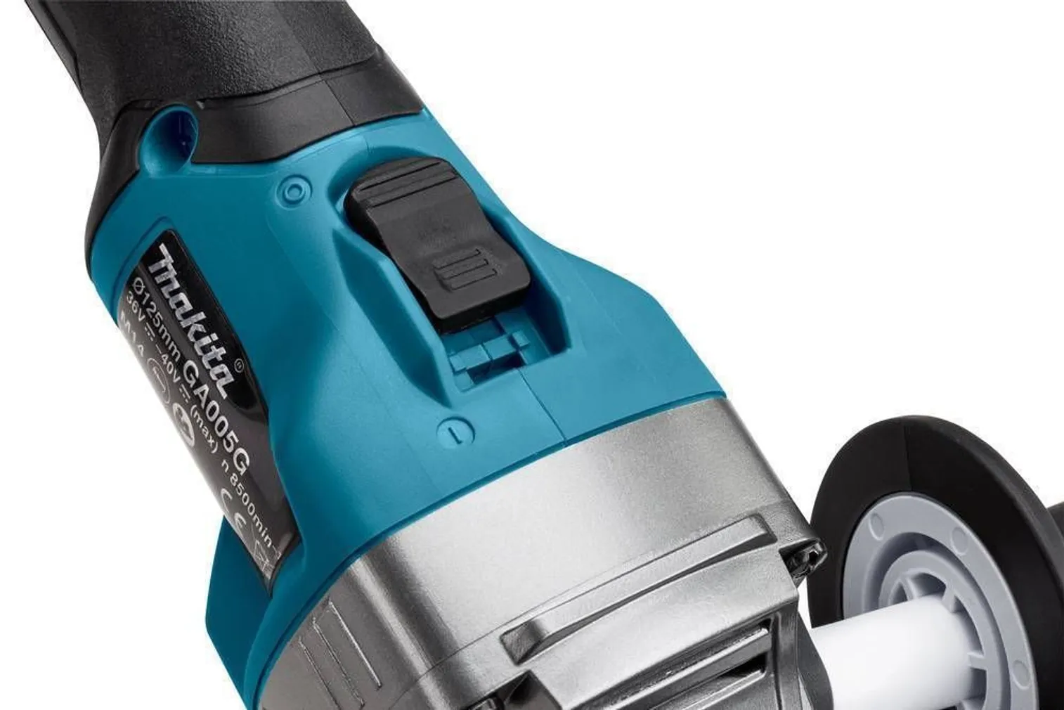 AKUNURKLIHVIJA MAKITA GA005GZ 40V MAX XGT 125MM AKU JA LAADIJATA