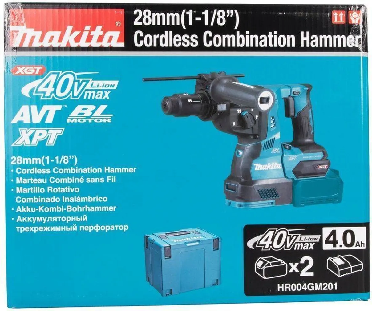 AKUPUURVASAR MAKITA XGT 40V 2X4,0AH 2,9J