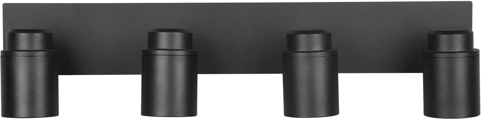 VANNITOAVALGUSTI TRIO ANGELO 4X5W LED GU10 MUST