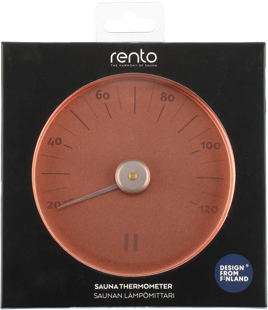 SAUNATERMOMEETER RENTO Ø15CM ALUMIINIUM VASK