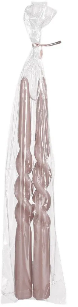 KÜÜNAL MICA DECORATIONS TWIST 29CM LILLA 2TK