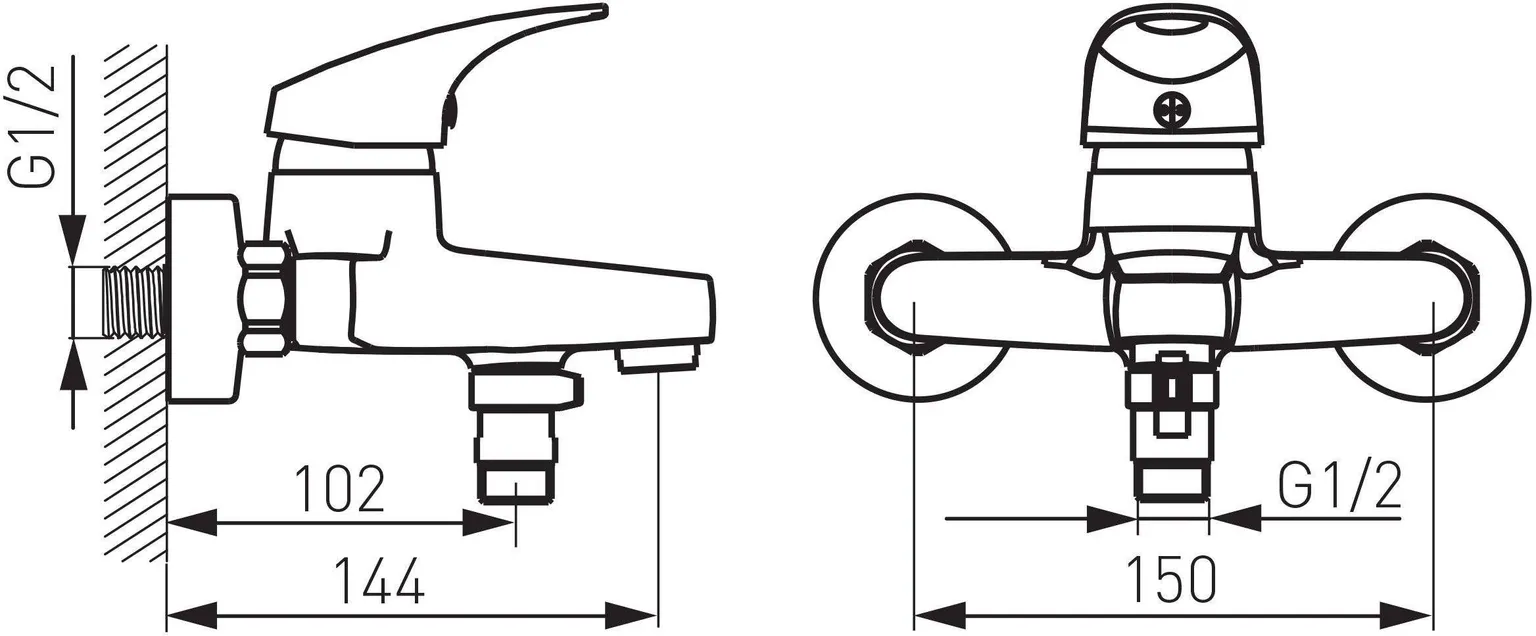 VANNI- JA DUŠISEGISTI FERRO COMBO BCM1 KROOM