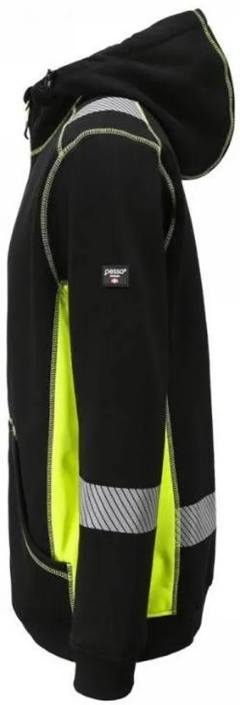 DRESSIPLUUS PESSO KÕRGNÄHTAV JERSEY_HV MUST/KOLLANE L