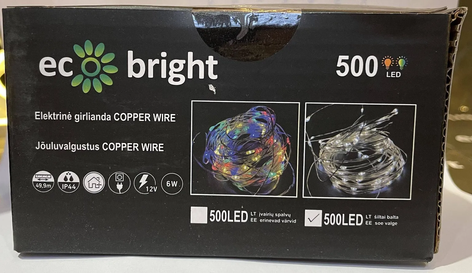 JÕULUVALGUSTUS 500 LED'I IP44, SOE VALGUS