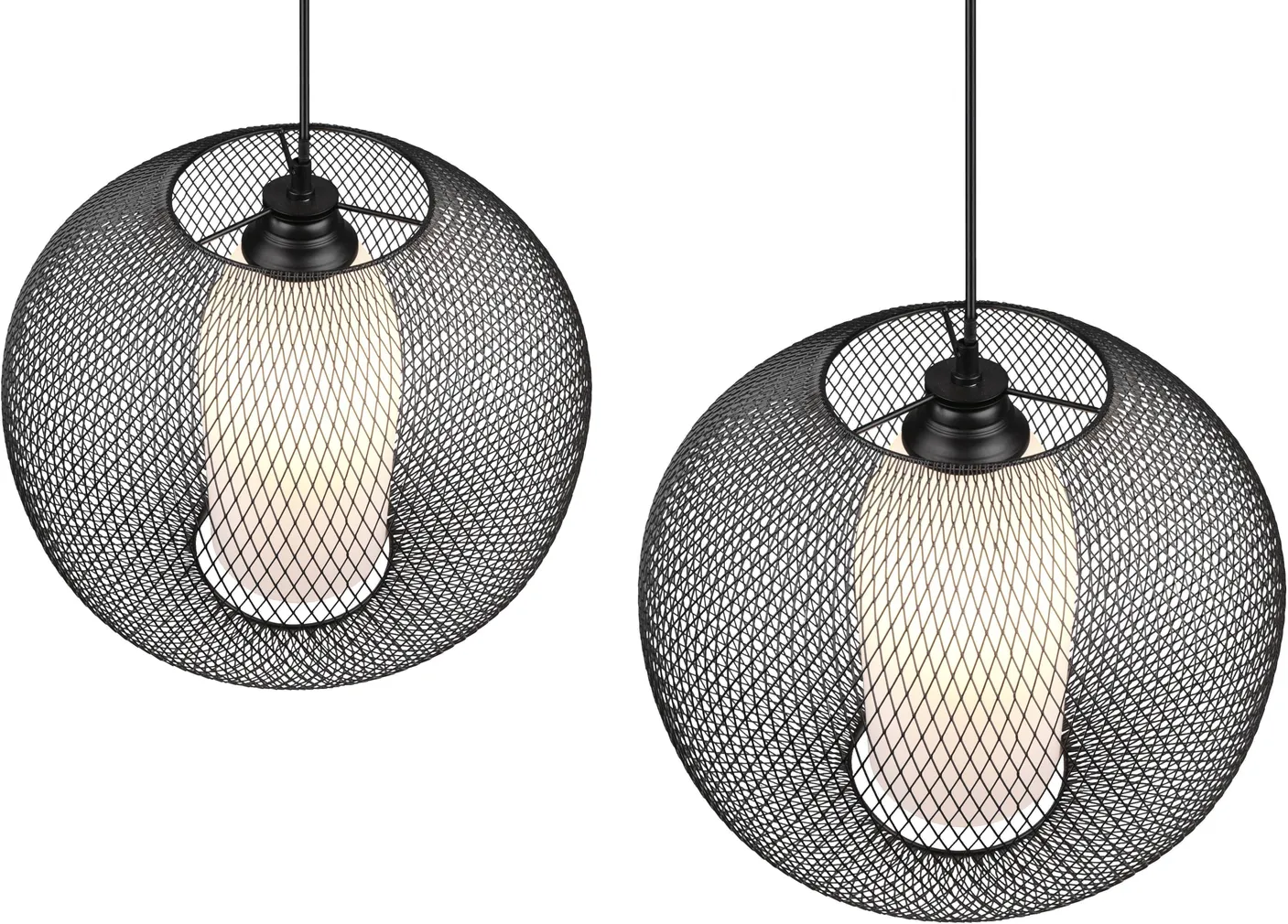 LAELAMP TRIO FILO 2X60W E27 MATT MUST