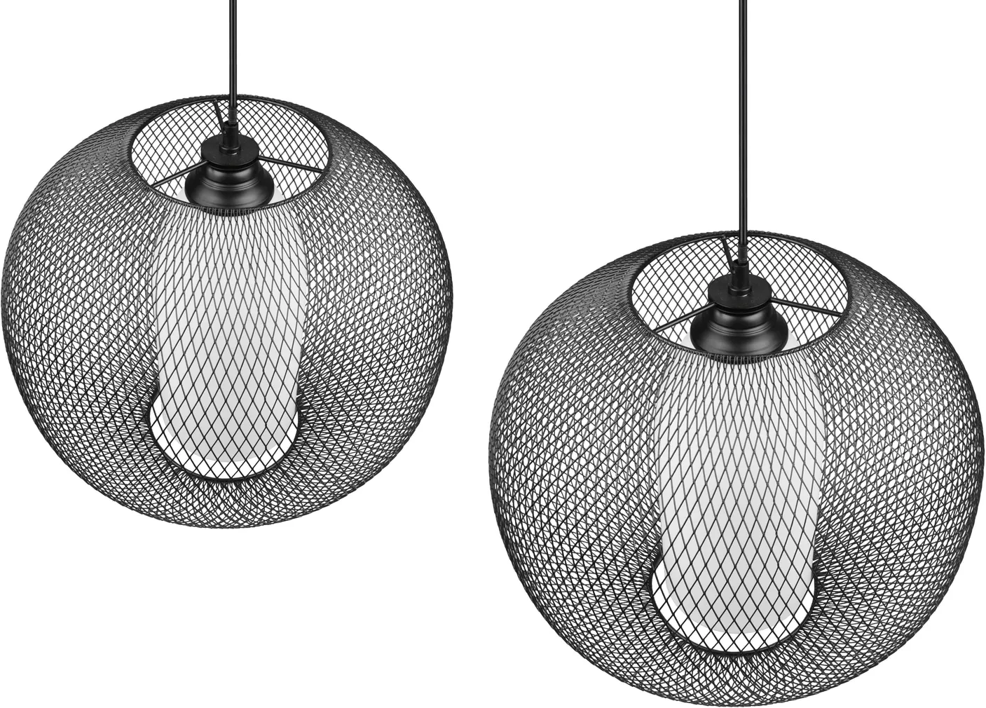 LAELAMP TRIO FILO 2X60W E27 MATT MUST