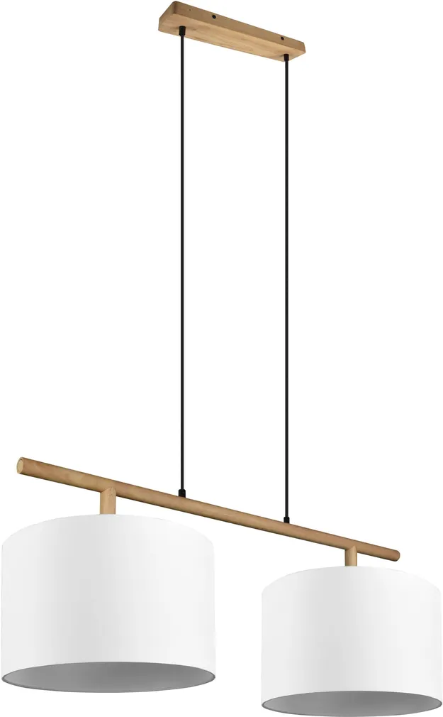 LAELAMP TRIO KORBA 2X60W E27 VALGE