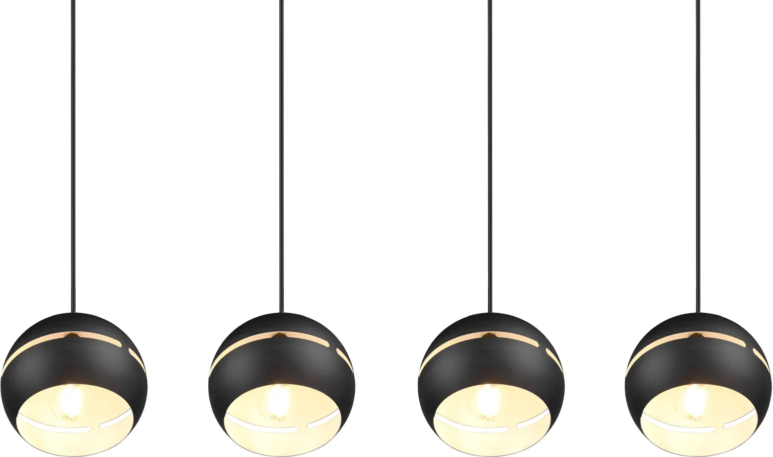 LAELAMP TRIO FLETCHER 4X40W E14 MATT MUST