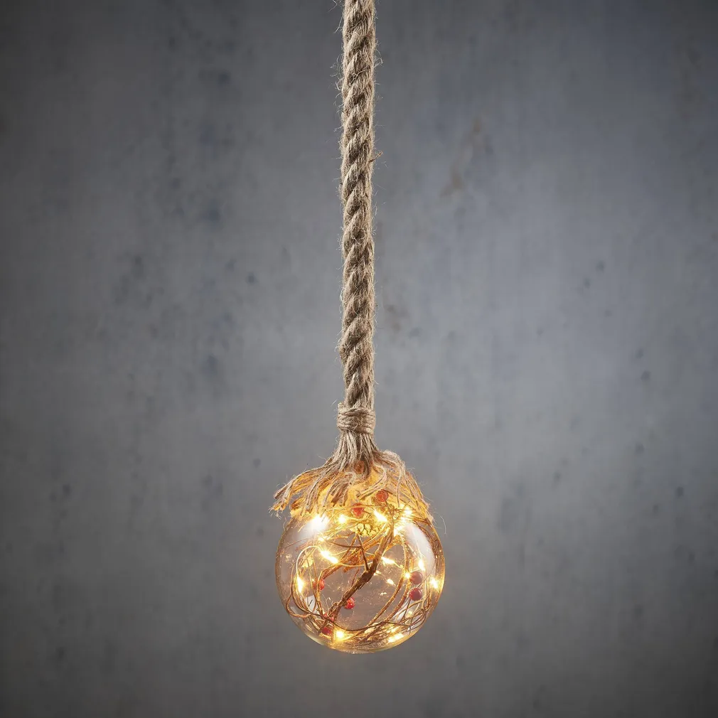 JÕULUVALGUSTUS LUCA LIGHTING DEKO. PALL 15 LED'I, 90X10CM NÖÖRIGA