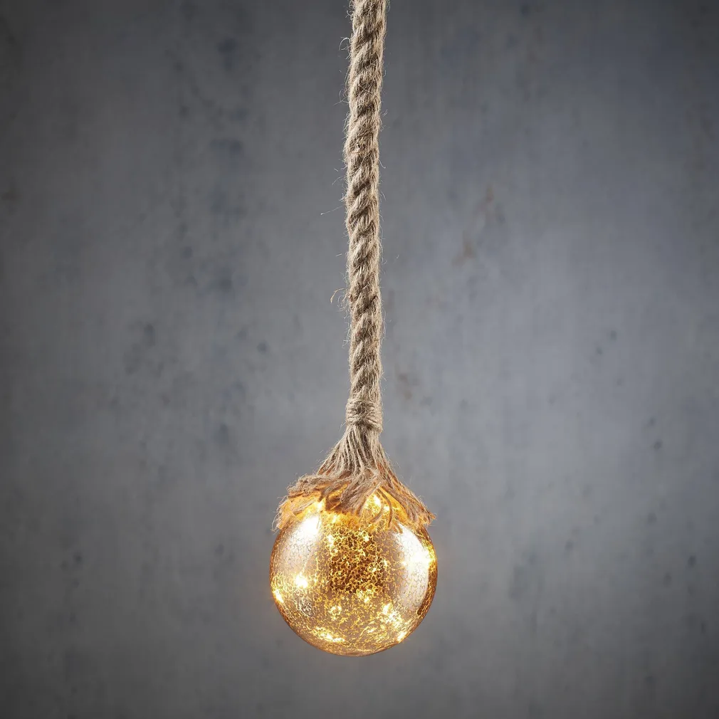 JÕULUVALGUSTUS LUCA LIGHTING DEKO. PALL 15 LED'I, 90X10CM HÕBE NÖÖRIGA