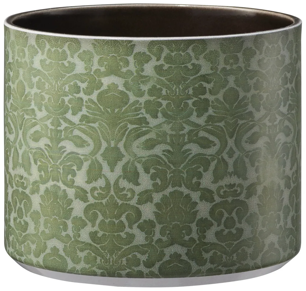 ÜMBRISPOTT SK ORNAMENT 13CM, ROHELINE