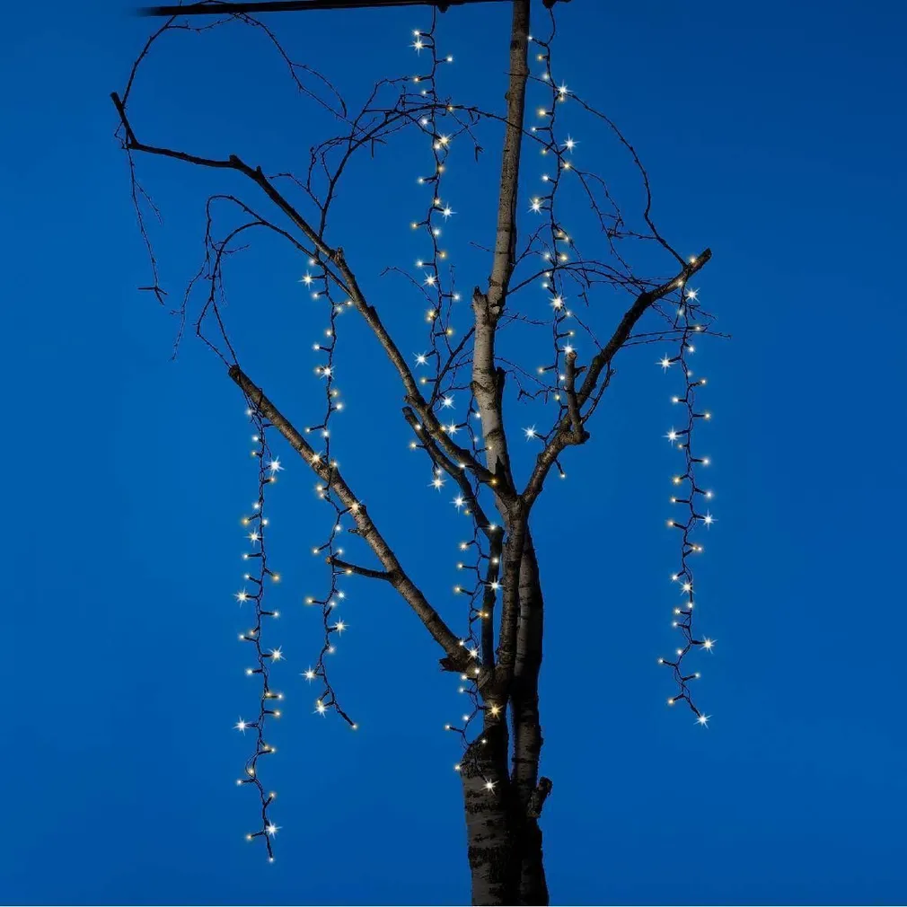 JÕULUVALGUSTUS LUMINEO PUULE RIPPUV KOBAR, 8 FUNKTS. IP44 80CM