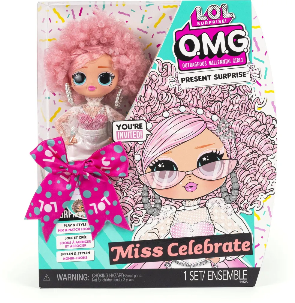 MÄNGUASI L.O.L. SURPRISE OMG DOLL BIRTHDAY 27,5CM