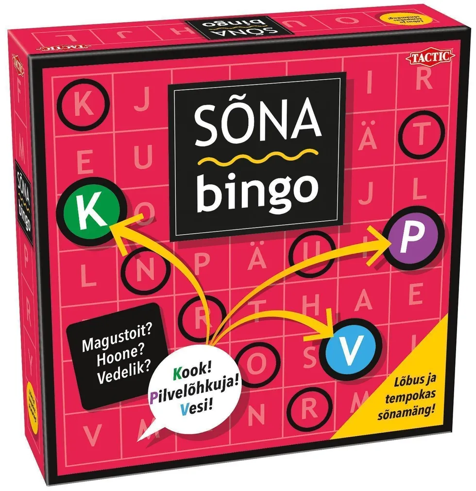 LAUAMÄNG TACTIC SÕNA BINGO
