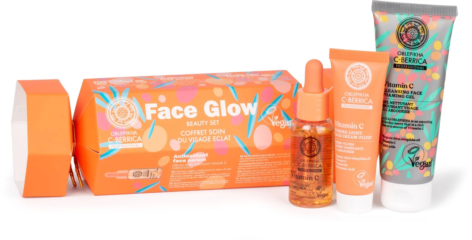 KINKEKOMPLEKT NATURA SIBERICA NAISTELE FACE GLOW BEAUTY SET