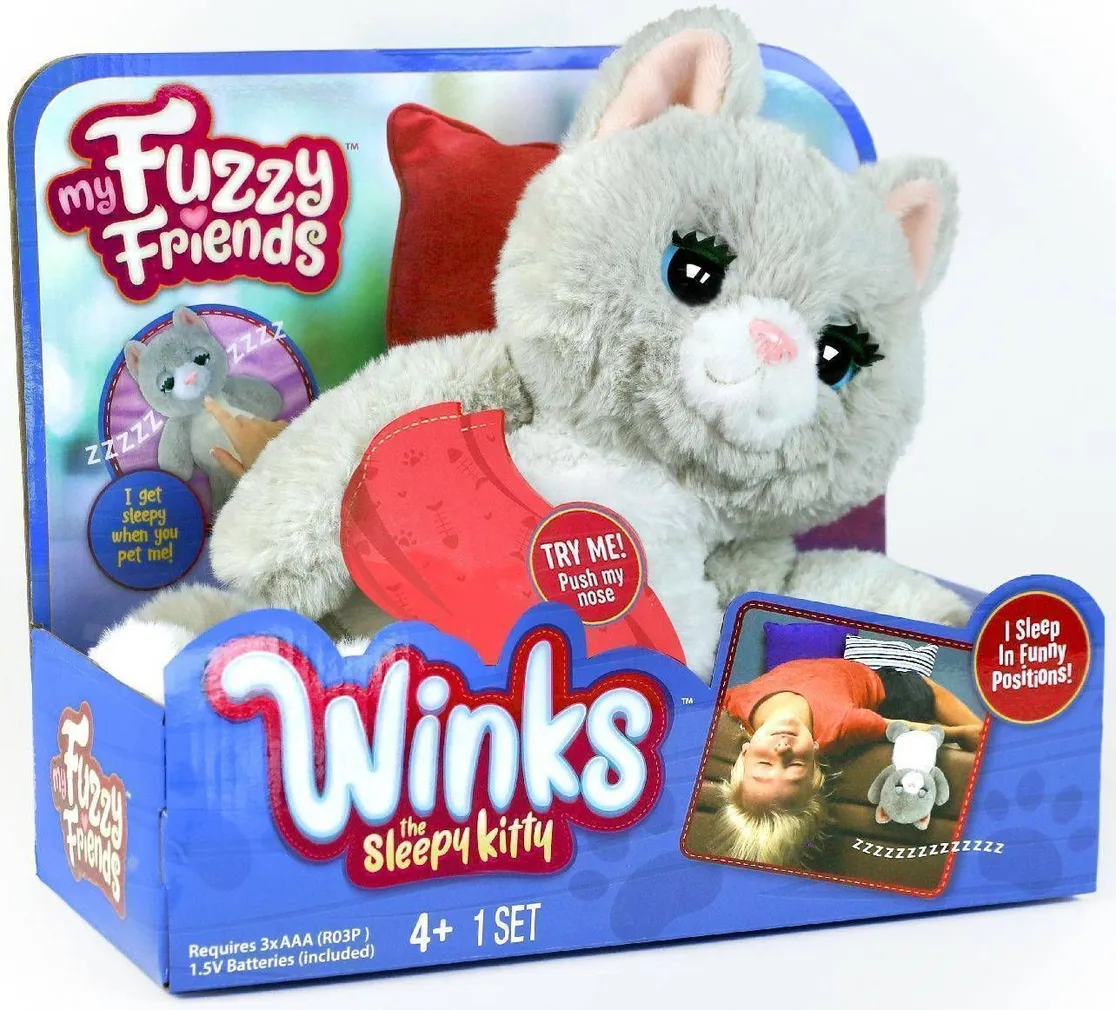 MÄNGUASI UNINE KIISU MY FUZZY FRIENDS WINKS