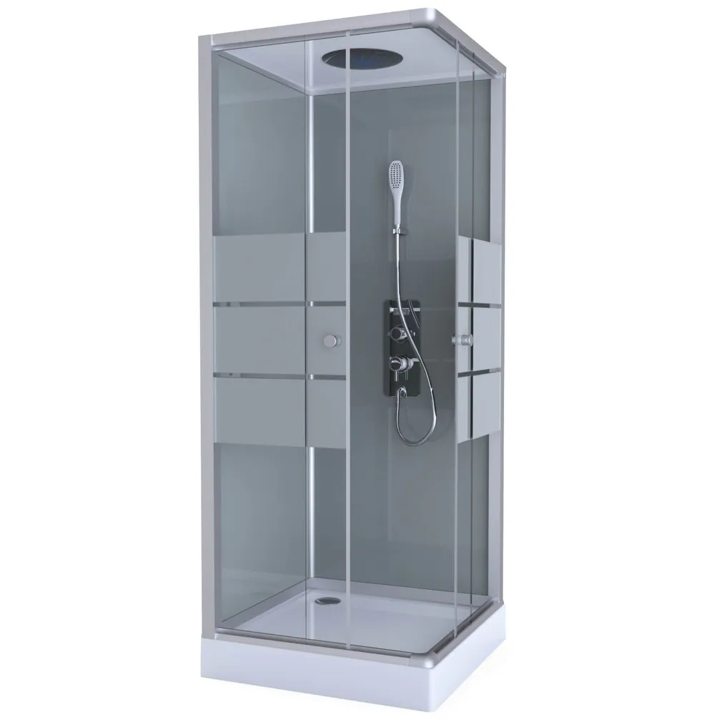 DUŠIKABIIN HARMA LUUNA 90X90X215, MADAL ALUS