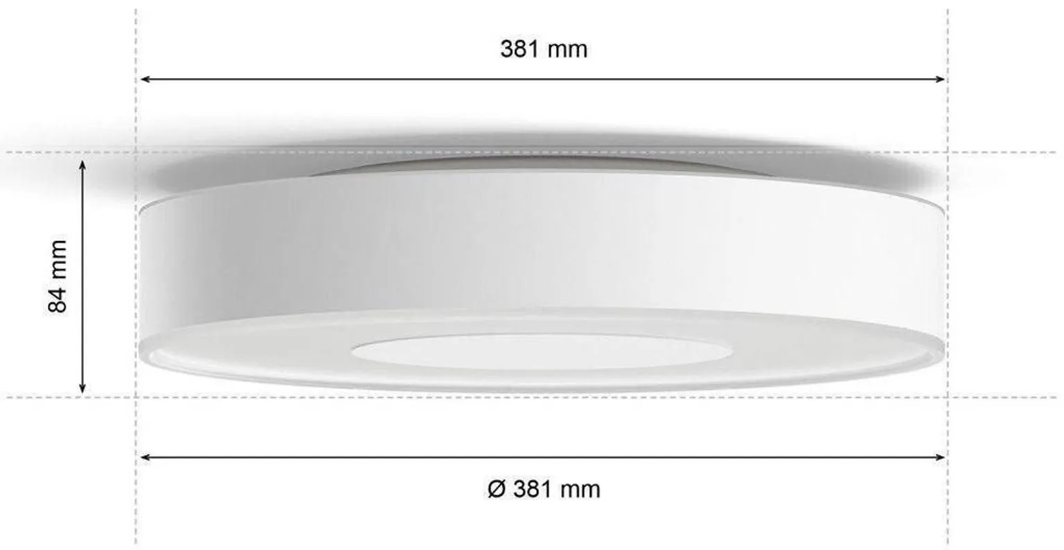 LAELAMP PHILIPS HUE INFUSE M 33,5W 2350LM 2000-6500K+RGB HUE VALGE