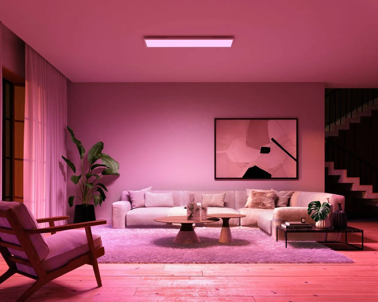 PANEELVALGUSTI PHILIPS HUE SURIMU 60W 4200LM 200-6500K+RGB HUE 