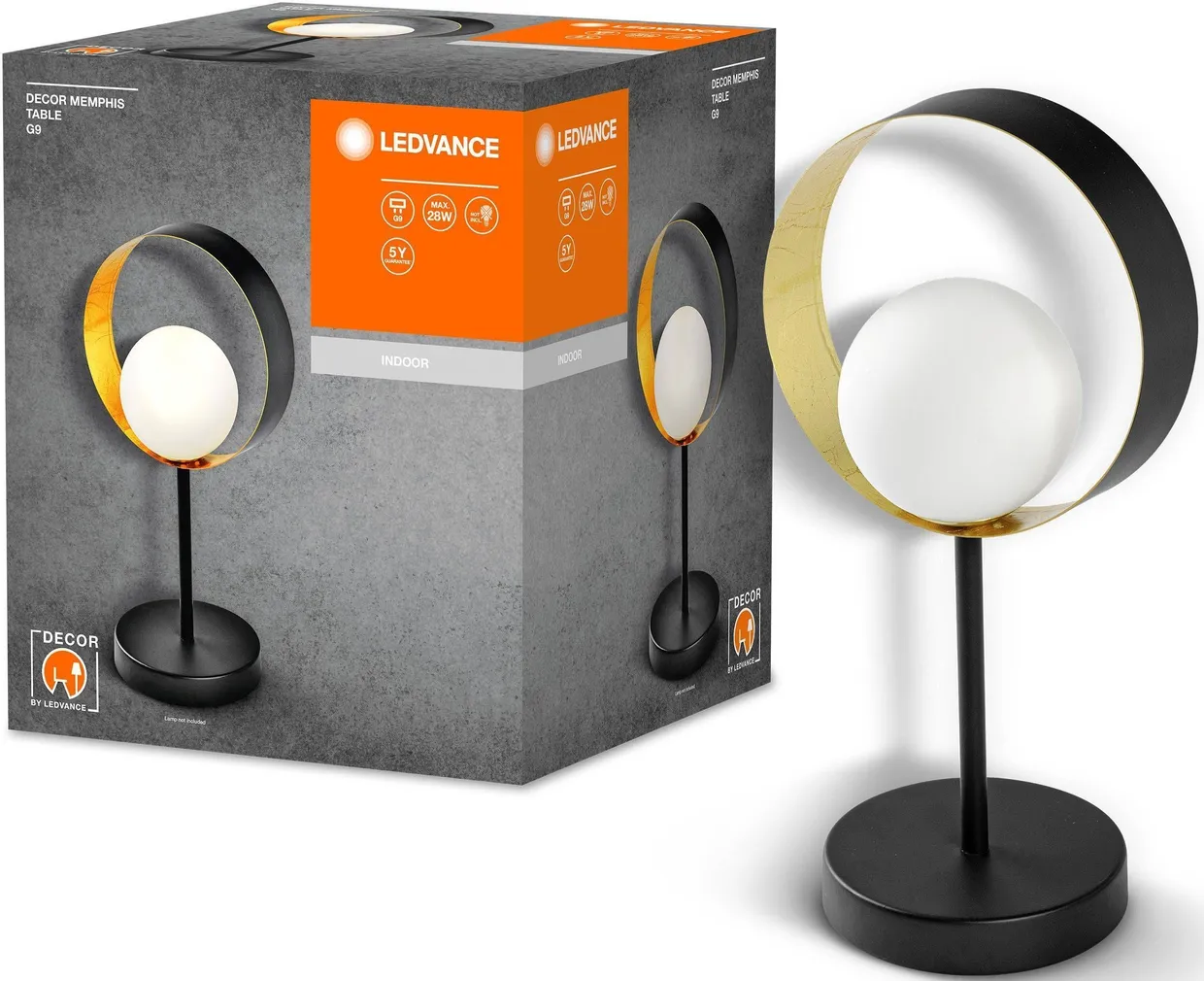 LAUALAMP LEDVANCE DECOR MEMPHIS G9 MUST KULD