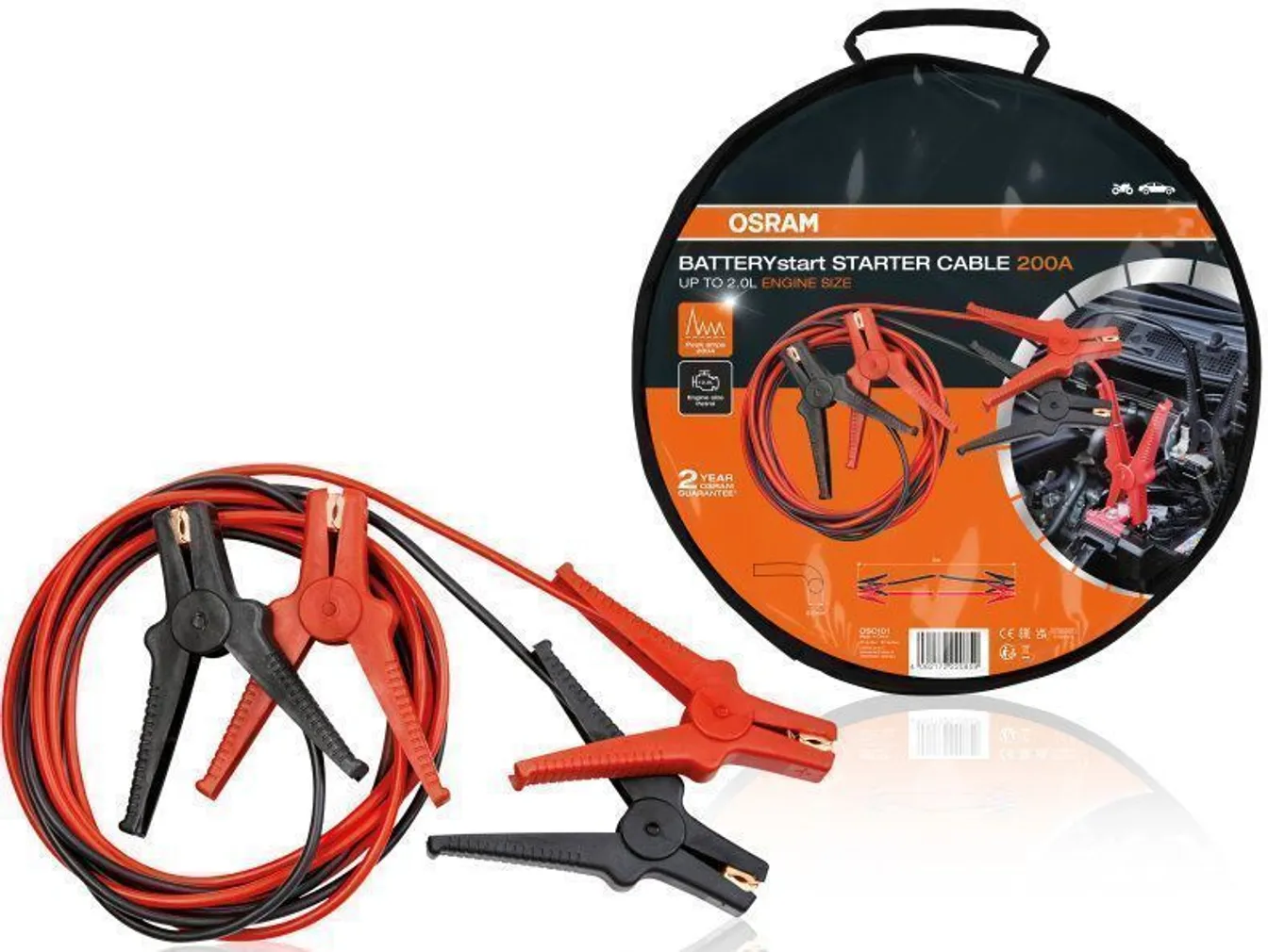 KÄIVITUSJUHTMED OSRAM 200A 3M 6V/12V