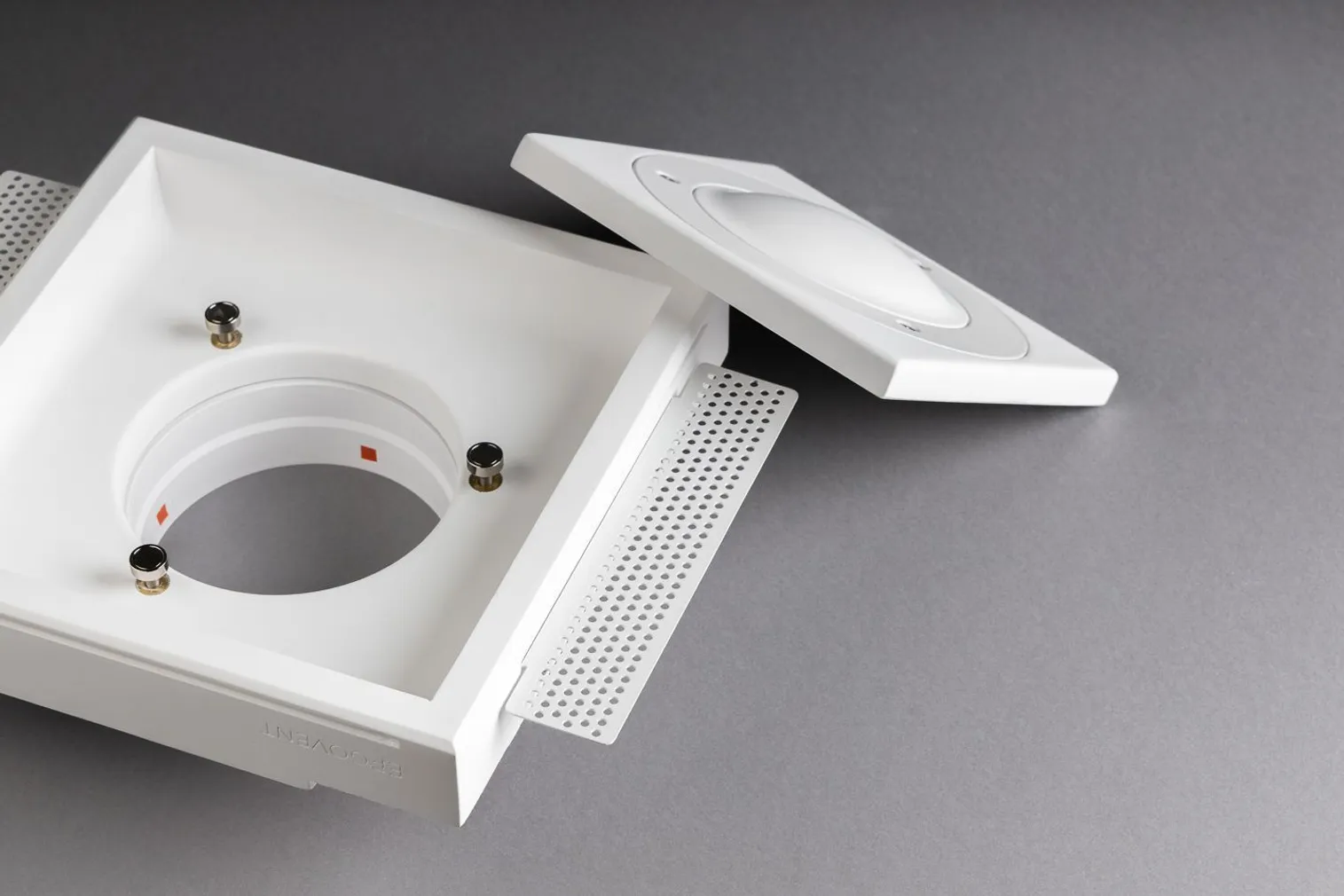 VENTILATSIOONIPLAFOON ERGOVENT KVADRO125MM